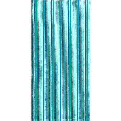 Handtücher EGERIA "Combi Stripes", blau (aqua), B:50cm L:100cm, Walkfrottee, Obermaterial: 100% Baumwolle, Handtücher, mit feinen Streifen, 100% Baumwolle