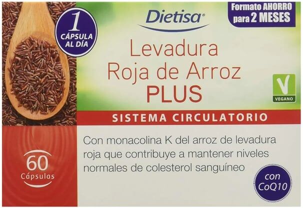 Dielisa Levedura Vermelha de Arroz Plus 60 Caps