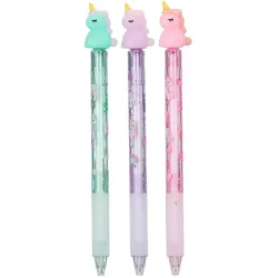 Ylvi Radierbarer Gelstift mit Einhorn-Topper - Blindpack