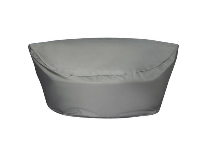 Beliani Regenschutz für Sonneninsel 140/135/80 cm Regenschutz Chuva, Grau, Kunststoff, 140x80x135 cm, Gartenzubehör, Abdeckung für Gartenmöbel