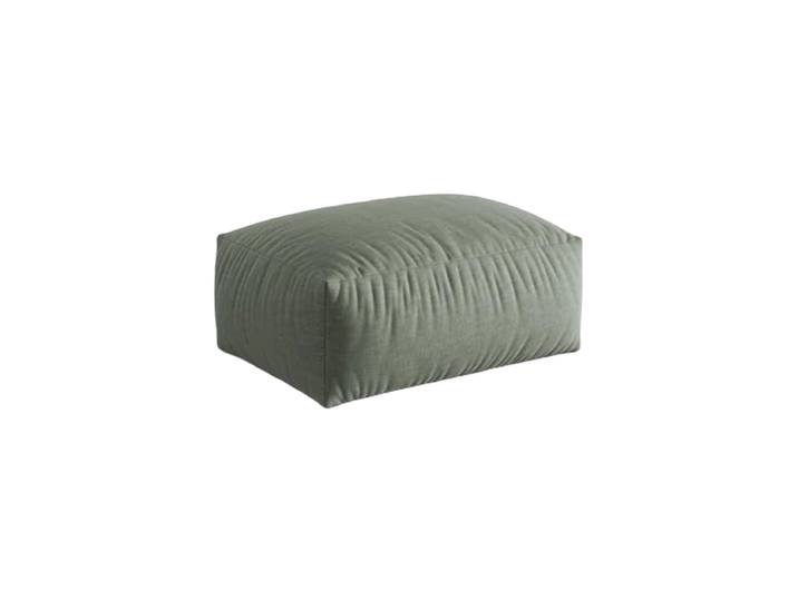 Design Sitzpouf „Martina“ Strukturstoff Moosgrün 95 x 65 cm Micadoni