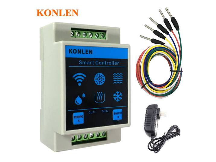 Capteur de niveau d'eau WIFI 12V, contrôleur de débit de fuite, Tuya Smart Life, contrôle automatique, pompe à eau, détecteur de fuite de réservoir de piscine, alarme d'inondation