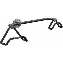 Gravity GS WMB 01 AB Display-Gitarrenwandhalter (Bass, E-Gitarre, Gitarre), Instrumentenständer + Halter, Schwarz