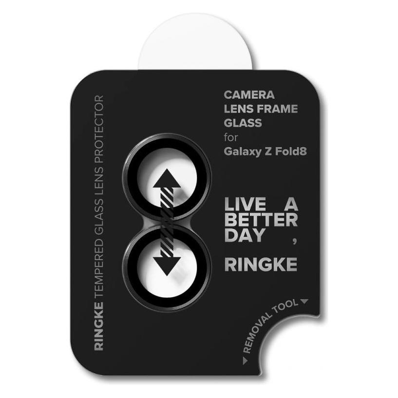 Ringke - Camera Lens Frame Glass (2 pack) - Samsung Galaxy Z Fold8 - Black (2 Stk., Samsung Galaxy Z Fold8) (8800380460577)