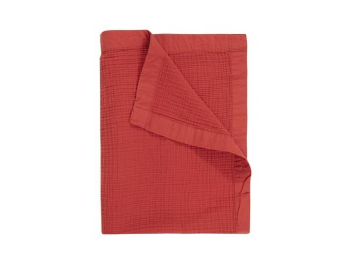 Sensei Maison - Plaid gansé en Gaze de Coton LOFT - 130x170 cm - Terracota