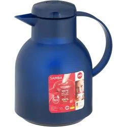 Emsa Isolierkanne Samba Quick Press Polypropylen (PP) 1 l blau