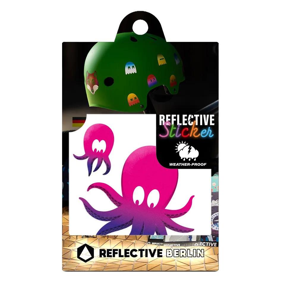 Reflective Berlin Decals Reflexaufkleber Octopus Neptun Einheitsgrösse (OCTOPUS NEPTUN)