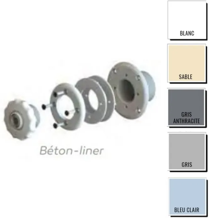 Buse de refoulement Weltico ELEGANCE à coller - piscine béton/liner*