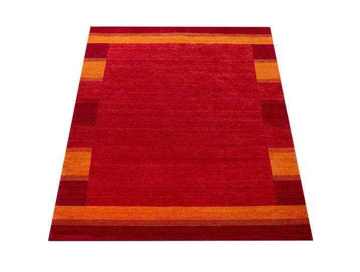 Paco Home Hochflorteppich 120/170 cm Gabbeh 310, Terracotta, Rechteckig, 120x170 cm, strapazierfähig, für Fußbodenheizung geeignet, Teppiche und Böden, Teppiche, Hochflorteppiche & Shaggys