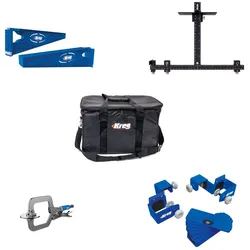 Kreg Schubladen-Montageset Medium Zwinge + Tasche + Schablone + Montagehilfe