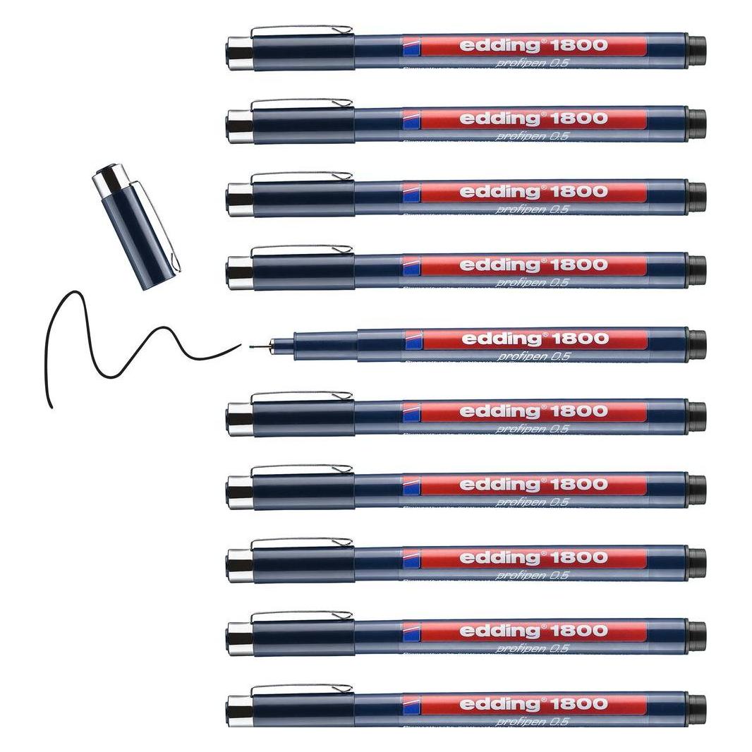 Edding Faserzeichner Profipen 1800 (1x) (1800-1-05)