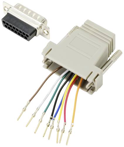 TRU COMPONENTS D-SUB Adapter D-SUB-Stecker 15pol. - RJ45-Buchse