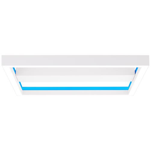 BRILLIANT Icarus LED CCT/DIM/RGB/RC 38W, 2660lm, 50x50cm sand/ws 16918520