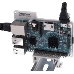 RPI DINRAIL - Raspberry Pi - Hutschienenhalterung, grau