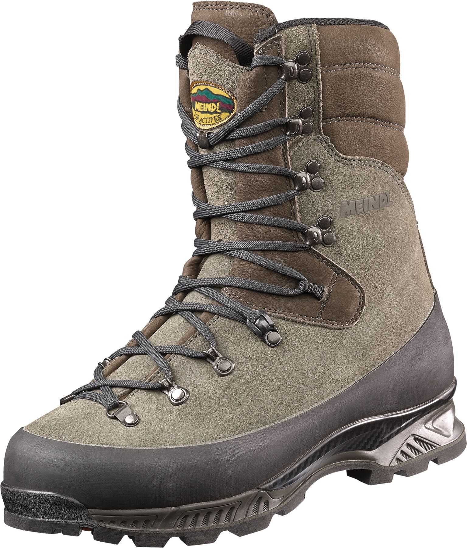 Wanderschuh MEINDL "Kibo GTX", Herren, Gr. 8,5, grün (oliv), Obermaterial: 100% Rindsleder Leather cow., Schuhe Wanderschuh