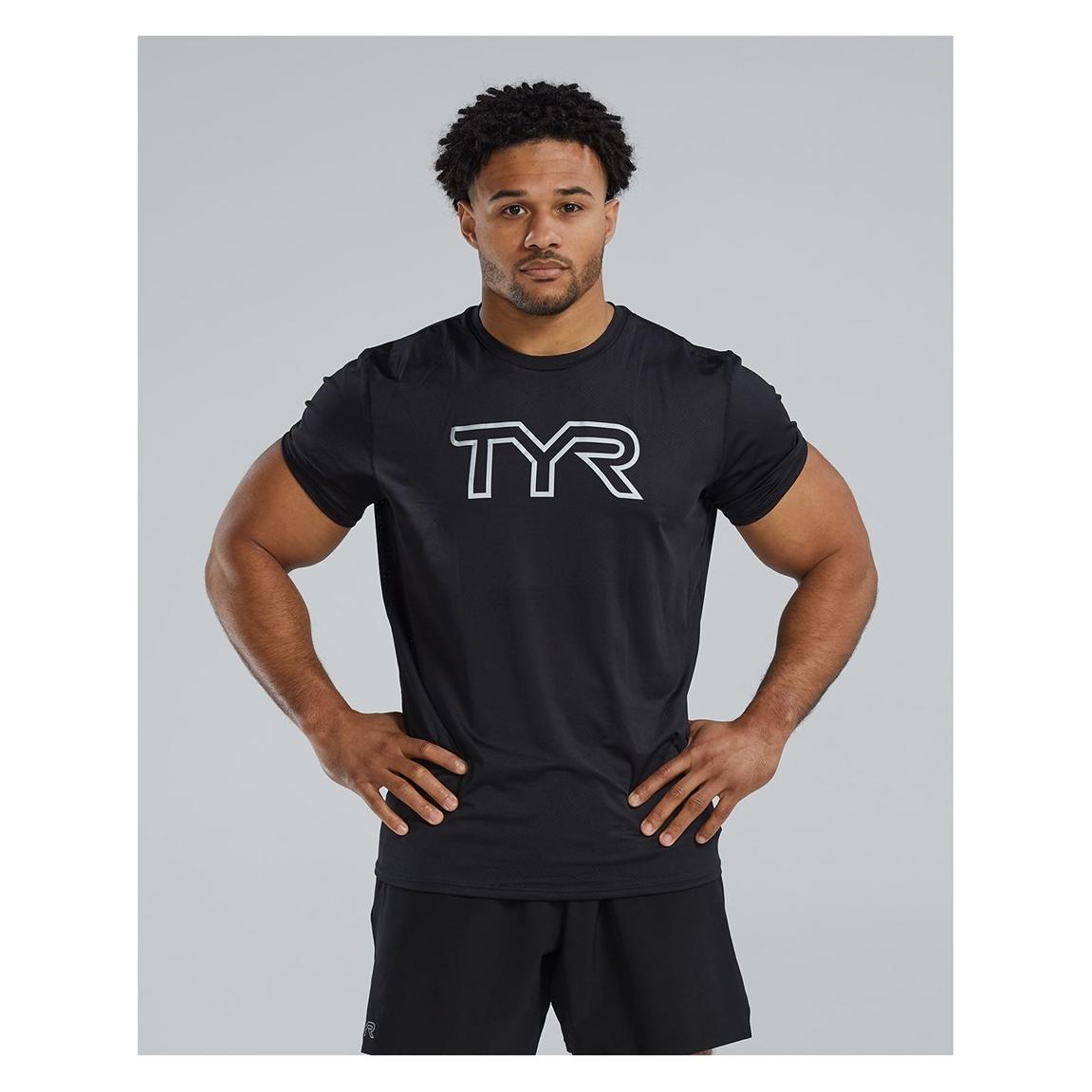 Tyr Herren T-Shirt MENS AIRTEC LL SS (S) (T44000/001)