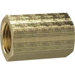 Riegler Muffe mit Außensechskant M5 SW 8 Messing - 136123