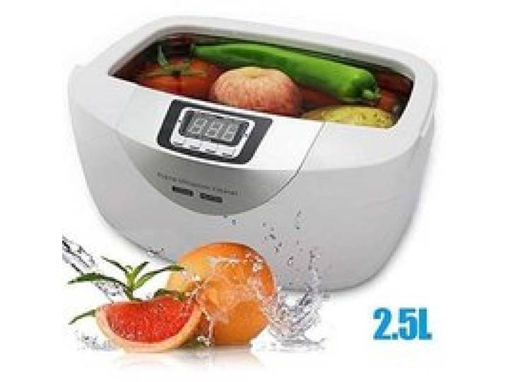2.5L Nettoyeur à ultrasons numérique - Machine à Laver légumes Les Aliments Désintoxication Machine pour Les Bijoux Montres de Ne