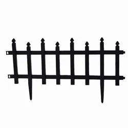 POWERTEC GARDEN 10 tlg. Gartenzaun-Set aus PP, ca. 60 x 30,5 cm