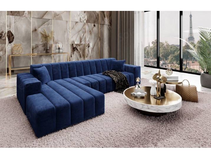 Sofa Dreams Ecksofa Stoffsofa Polster Couch Ecksofa Gran Canaria L kurz Sofa Stoffcouch, Loungesofa