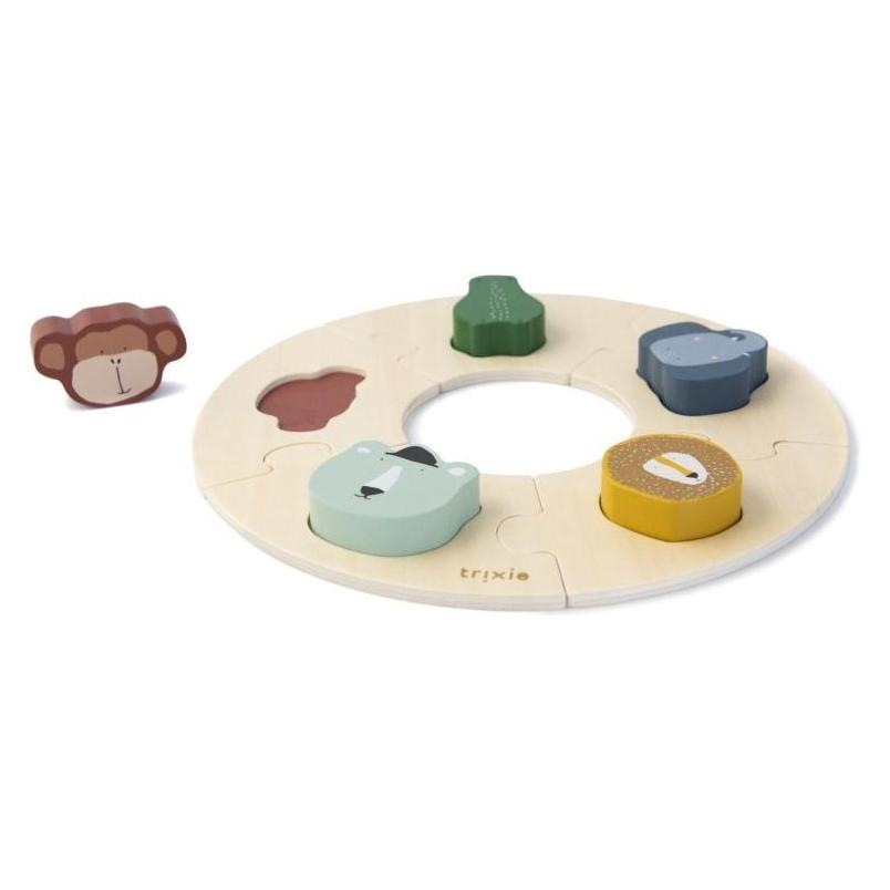 Trixie Baby Houten ronde puzzel (36-158)