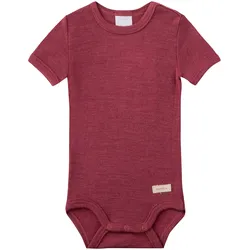 Sanetta Body kurzarm Wolle/Seide, lila, 80