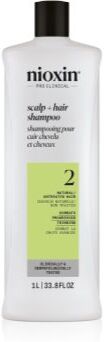 Nioxin System 2 Scalp + Hair Shampoo champô contra queda de cabelo 1000 ml. System 2 Scalp + Hair Shampoo
