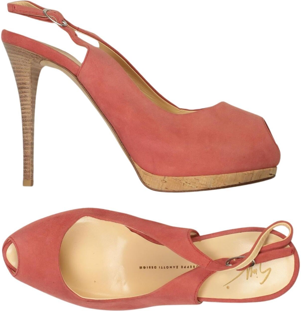 Giuseppe Zanotti Damen Pumps, Rot, Gr. EU 38.5, Leder - Second Hand