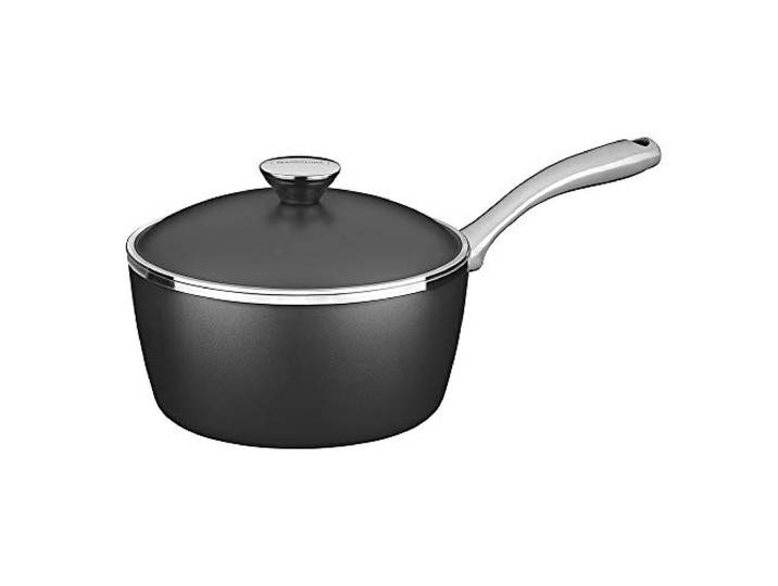 Tramontina 20961/020 Stielkasserolle 20 cm - 2,80 l, Aluminium, Schwarz