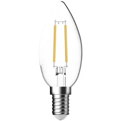 Nordlux E14 LED-Leuchtmittel klar Filament Kerze dimmbar 470lm 4,8W wie 40W warmweiß