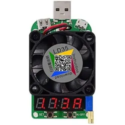 PowerGuard, Multimeter, LD35 USB Electronic Load Tester 35W DC 4–25V 0.25–5A
