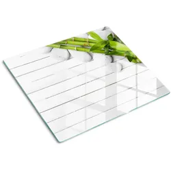 GLASPLATTE 60x52 cm Bambus