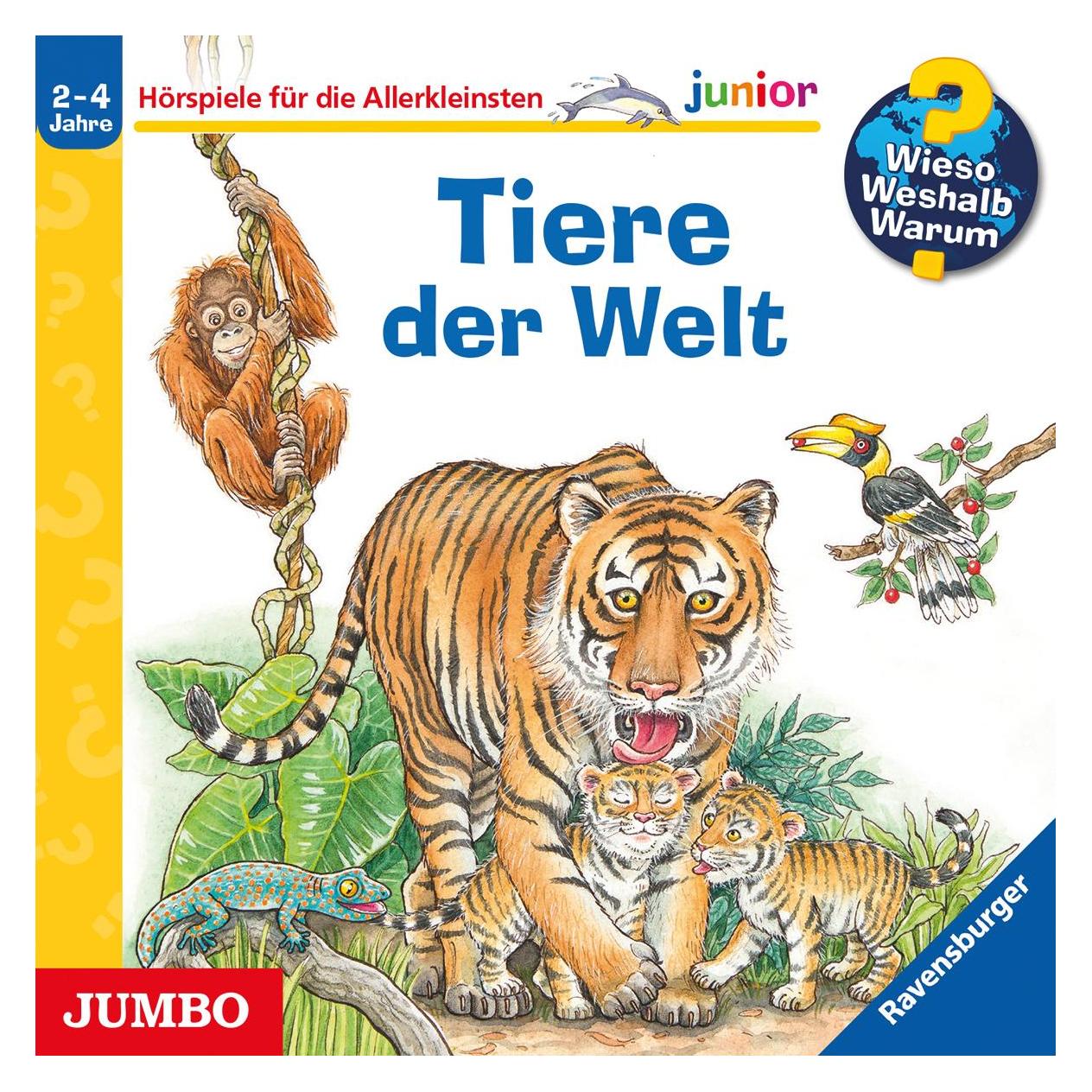 Jumbo Wieso Weshalb Warum Junior - Tiere der Welt (De Lorent Gernhäuser, Heinecke) (8337-4589-8)