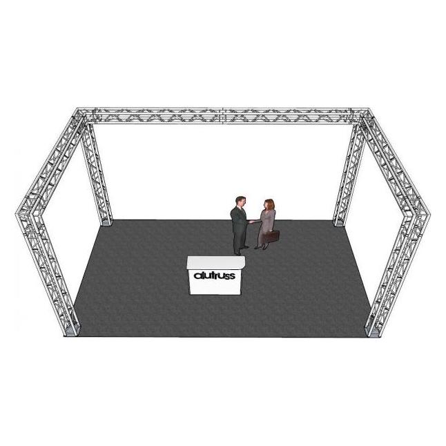 Alutruss Traversenset QUADLOCK 6082 U-Form 7x4x3,5m (BxTxH) (46777681)