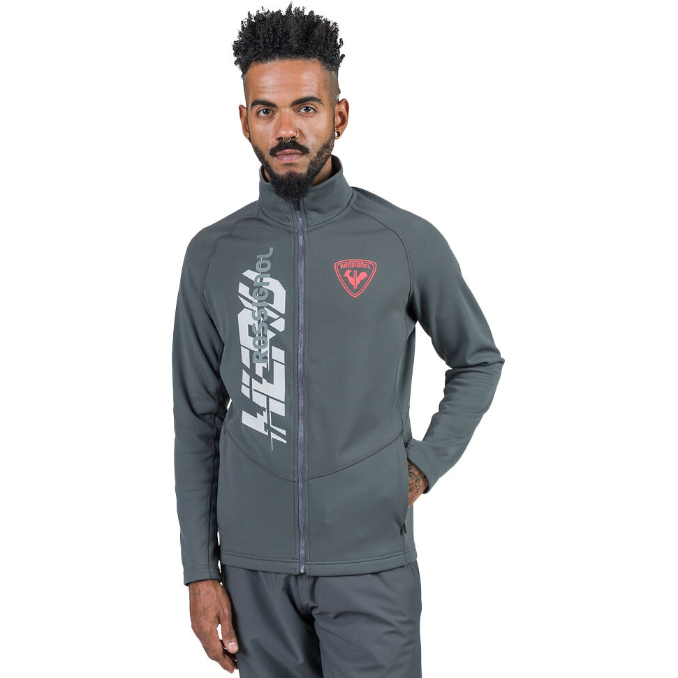 Rossignol Skiwear Herren Midlayer HERO CLASSIQUE onyx grey - M