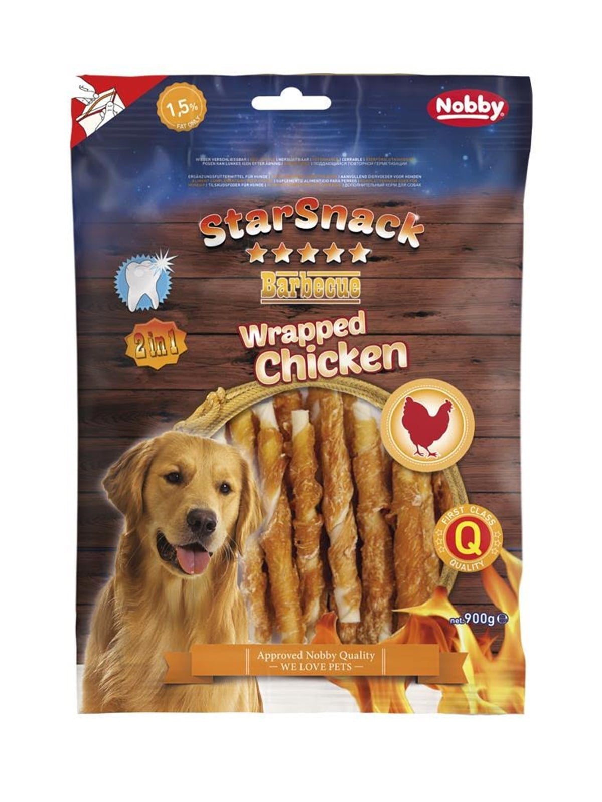 StarSnack BBQ Wrapped Hähnchen - 900 g