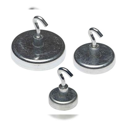 Alco Hakenmagnet Ø 47mm silber