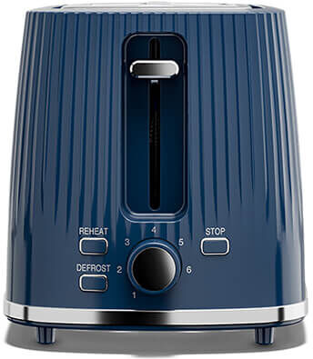 Cello Aria Nocturn Blue 2 Slot Toaster