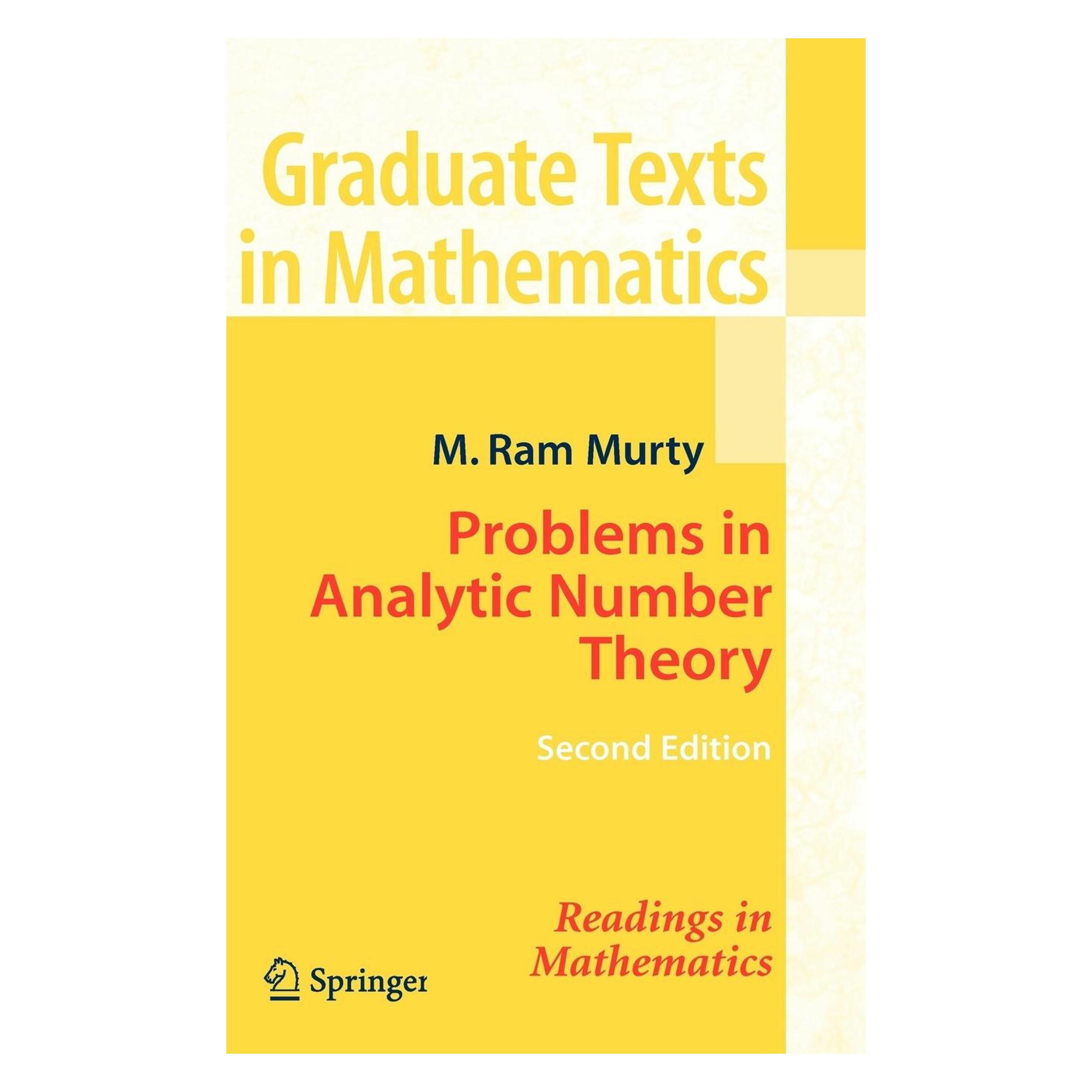 Springer Problems in Analytic Number Theory: 206 (Graduate Texts in Mathematics, 206) (Englisch, Hardcover, M. Ram Murty) (9780387723495)