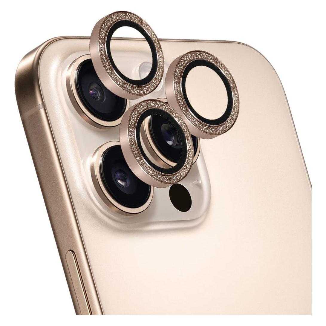 Mobiparts Camera Lens Protector Apple iPhone 16 Pro/16 Pro Max Rose Gold (Apple iPhone 16 Pro, Apple iPhone 16 Pro Max) (MP-108626)