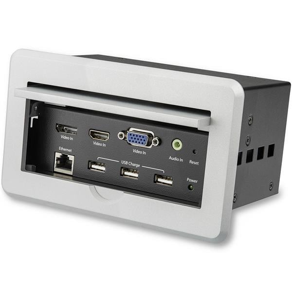 StarTech.com BOX4HDECP2 HDMI DisplayPort Extender, 4K Ultra HD, Zilver