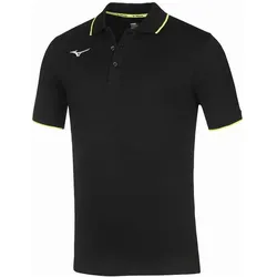 Mizuno, Herren, Sportshirt, Men Polo (XL), Schwarz