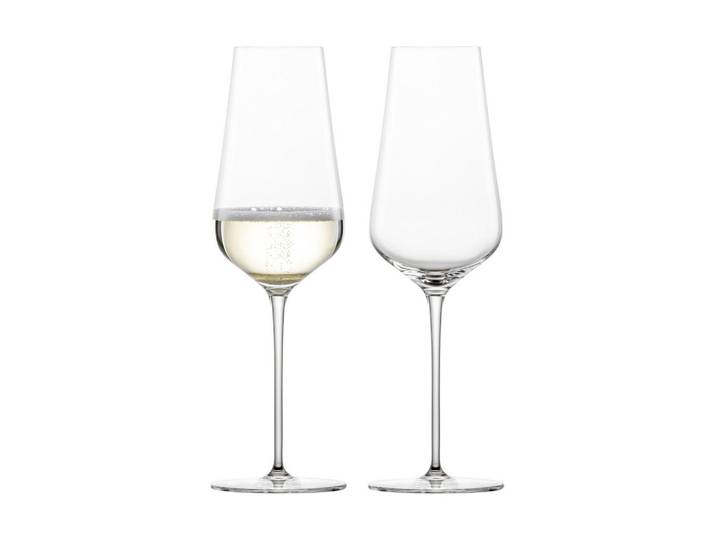 Zwiesel Glas Champagnergläser Duo transparent 378 ml 2er Set, Transparent, Glas, Gläser, Champagnergläser & Sektgläser