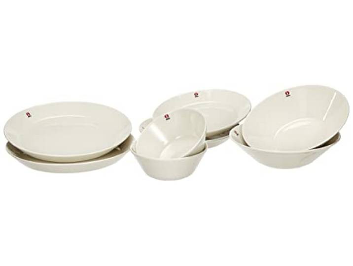 Iittala 046154 Teema Geschirr-Set, 8-teilig, Bianco
