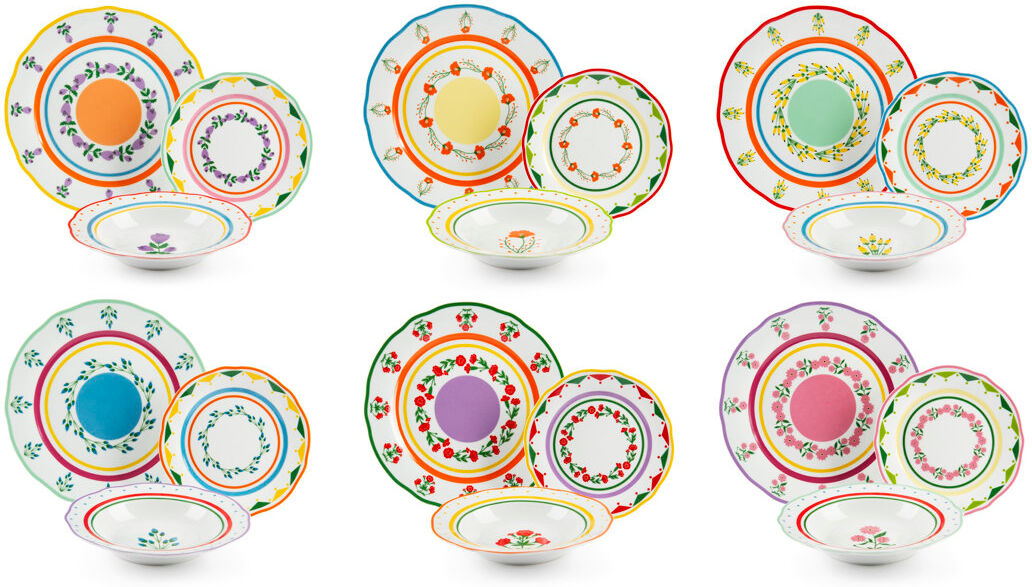Excelsa Arles Dinnerware Set 18 Piece - Service for 6 Multicoloured 18