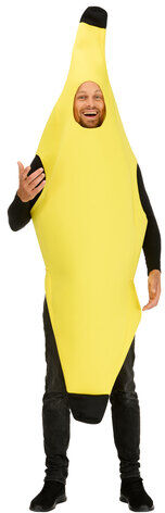 Kostüm Banane, unisex