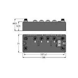 Turck Compact Feldbus Station BLCDP-4M1 #6811184