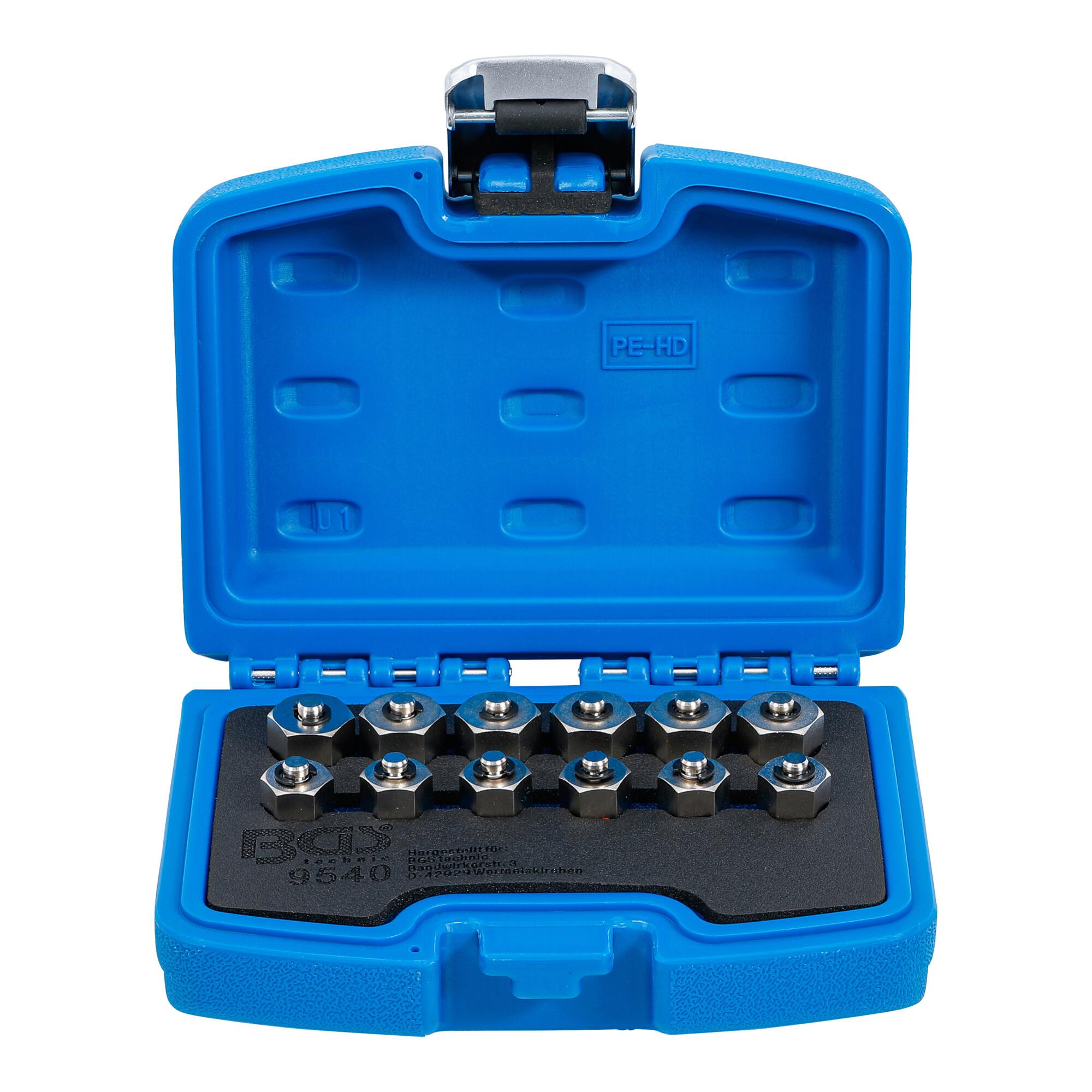 BGS Injektor-Verschlussstopfen-Satz 12 teilig ; BGS technic (9540)