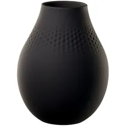VASE PERLE Manufacture Collier Noir 20 cm