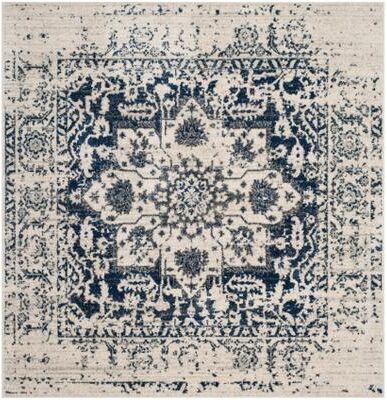 SAFAVIEH Madison Snowflake Medallion Rustic Farmhouse Distressed Rug